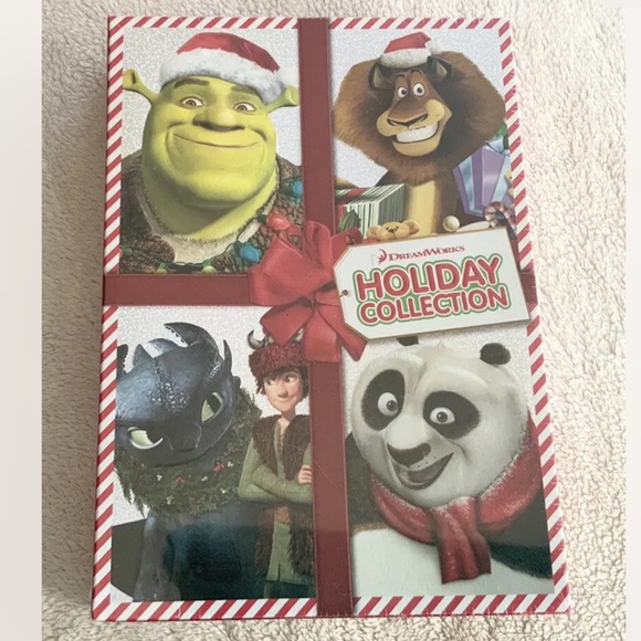 Dream Works Holiday Collection DVD Box Set Kung Fu Panda Holiday Shrek The Halls - Picture 1 of 4